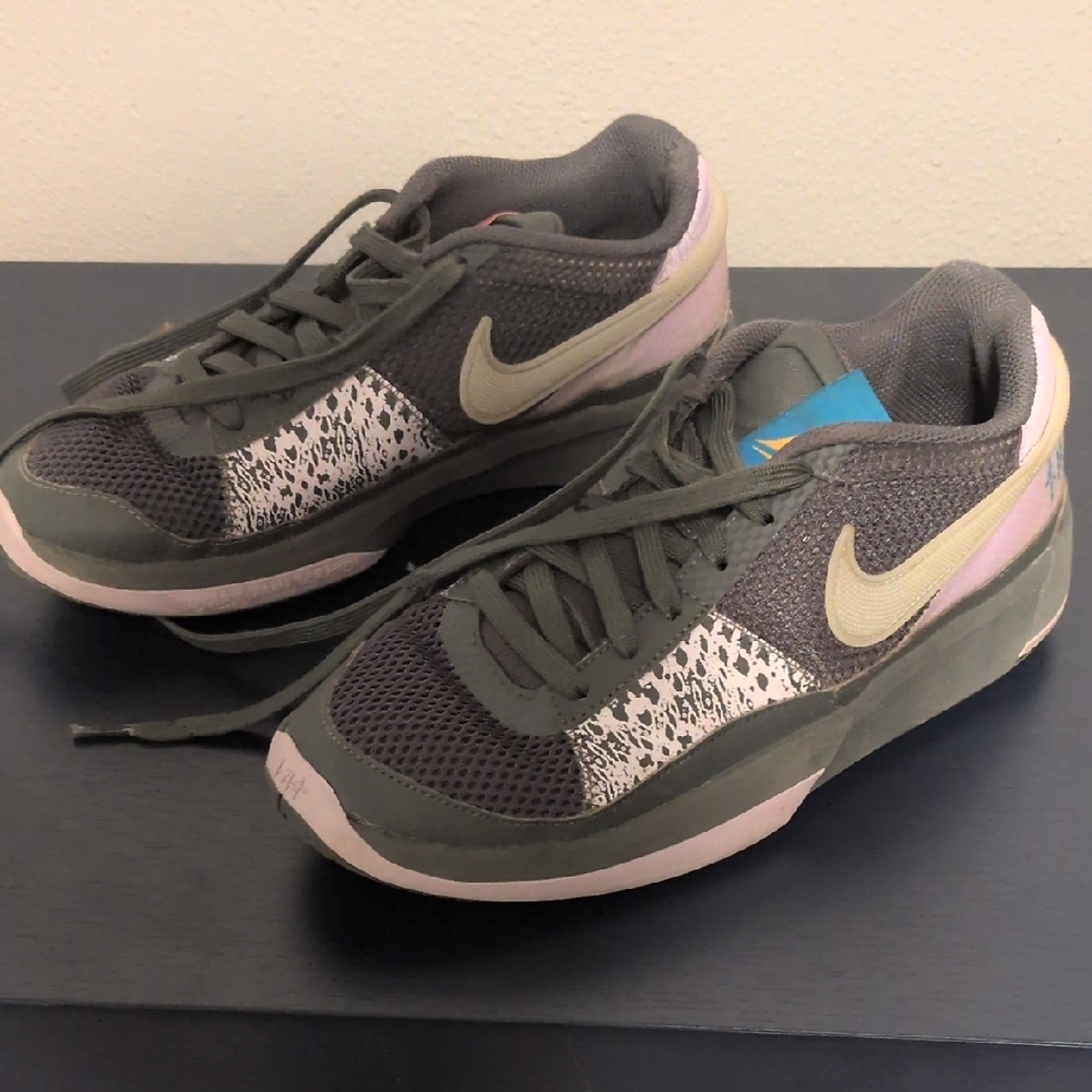 Nike Ja Morant 1s Personal Touch "Iron Grey/Lilac Bloom" Size 6.5 Kids Shoes